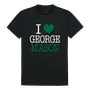 W Republic I Love Tee Shirt George Mason Patriots 551-221