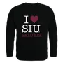 W Republic I Love Crewneck Sweatshirt Southern Illinois Salukis 552-234