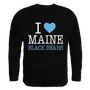 W Republic I Love Crewneck Sweatshirt Maine Black Bears 552-334