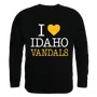 W Republic I Love Crewneck Sweatshirt Idaho Vandals 552-395