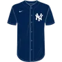 Nike MLB Adult/Youth Dri-Fit Full Button Jersey N140 / NY40 NEW YORK YANKEES