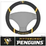 Fan Mats Pittsburgh Penguins Embroidered Steering Wheel Cover