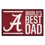 Fan Mats Alabama Crimson Tide Starter Accent Rug - 19In. X 30In. World's Best Dad Starter Mat