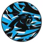 Fan Mats Carolina Panthers Roundel Rug - 27In. Diameter Xfit Design