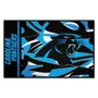 Fan Mats Carolina Panthers Rubber Scraper Door Mat Xfit Design