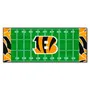 Fan Mats Cincinnati Bengals Football Field Runner Mat - 30In. X 72In. Xfit Design