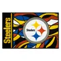 Fan Mats Pittsburgh Steelers Rubber Scraper Door Mat Xfit Design