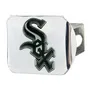 Fan Mats Chicago White Sox Chrome Metal Hitch Cover With Chrome Metal 3D Emblem