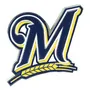 Fan Mats Milwaukee Brewers 3D Color Metal Emblem