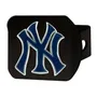 Fan Mats New York Yankees Black Metal Hitch Cover - 3D Color Emblem