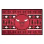 Fan Mats Chicago Bulls Holiday Sweater Starter Accent Rug - 19In. X 30In.