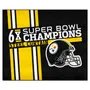 Fan Mats Pittsburgh Steelers Dynasty Tailgater Rug - 5Ft. X 6Ft.