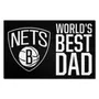 Fan Mats Brooklyn Nets Starter Accent Rug - 19In. X 30In. World's Best Dad Starter Mat
