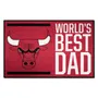 Fan Mats Chicago Bulls Starter Accent Rug - 19In. X 30In. World's Best Dad Starter Mat