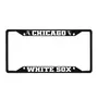 Fan Mats Chicago White Sox Metal License Plate Frame Black Finish