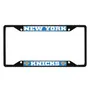 Fan Mats New York Knicks Metal License Plate Frame Black Finish