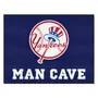 Fan Mats New York Yankees Man Cave All-Star Rug - 34 In. X 42.5 In.
