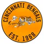 Fan Mats Cincinnati Bengals Roundel Rug - 27In. Diameter