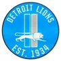 Fan Mats Detroit Lions Roundel Rug - 27In. Diameter