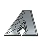 Fan Mats Arizona Diamondbacks Molded Chrome Plastic Emblem