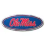 Fan Mats Ole Miss Rebels Heavy Duty Aluminum Embossed Color Emblem