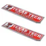 Fan Mats Texas Tech Red Raiders 2 Piece Heavy Duty Aluminum Embossed Truck Emblem Set