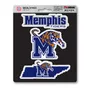 Fan Mats Memphis Tigers 3 Piece Decal Sticker Set