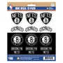 Fan Mats Brooklyn Nets 12 Count Mini Decal Sticker Pack