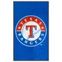 Fan Mats Texas Rangers 3X5 High-Traffic Mat With Durable Rubber Backing - Portrait Orientation