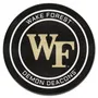 Fan Mats Wake Forest Hockey Puck Rug - 27In. Diameter