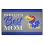 Fan Mats Kansas Jayhawks World's Best Mom Starter Mat Accent Rug - 19In. X 30In.