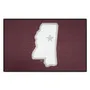 Fan Mats Mississippi State Bulldogs Starter Mat Accent Rug, State Logo - 19In. X 30In.