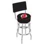 NHL New Jersey Devils Double-Ring Back Bar Stool